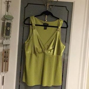 Lane Bryant, vintage, lime green top.